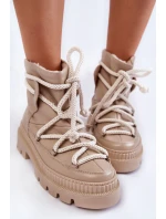 Dámské módní sněhule Béžove Kallen