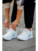 Dámské Sportovní Boty Big Star NN274A095 HI-POLY SYSTEM Bílá-Zelená