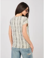 Tričko D12110M02646F světle béžové Tričko D12110M02646F světle béžové