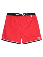 Pánské koupací kraťasy - A03880-0EFAW-42A - červená/černá - Diesel