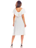 Dámské společenské šaty A304 béžové - Awama