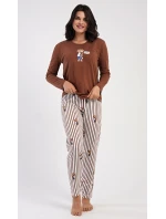 Dámské pyžamo dlouhé Bear Dámské pyžamo dlouhé Bear