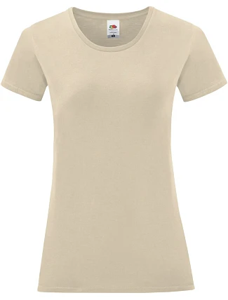 Fruit of the Loom Lady-Fit Iconic 150 T Dámské tričko 16.1432 natural