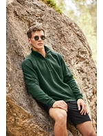 Fruit of the Loom Premium Zip Neck Sweat Mikina s 1/4 zipem 16.2032 bottle green