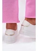 Dámské plátěné tenisky Big Star – bílé