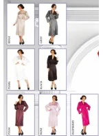 Dámský župan CLASSIC 798 Světle modrý - DE LAFENSE Dámský župan CLASSIC 798 Světle modrý - DE LAFENSE