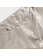 Dlouhá oboustranná zimní bunda hnědá/kapucino (l22-9852-300/62) Dlouhá oboustranná zimní bunda hnědá/kapucino (l22-9852-300/62)