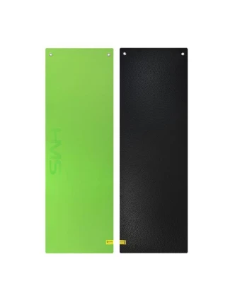 Tělocvičná podložka HMS Premium MFK03 Zeleno-černá s otvory