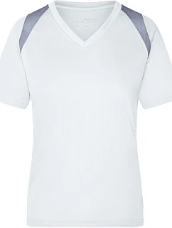 Daiber JN 396 Dámské běžecké tričko 02.0396 white/silver