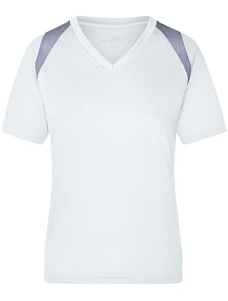 Daiber JN 396 Dámské běžecké tričko 02.0396 white/silver Daiber JN 396 Dámské běžecké tričko 02.0396 white/silver