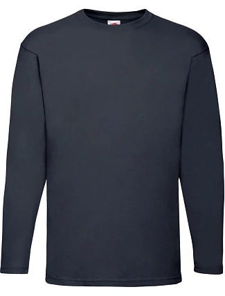 Fruit of the Loom Valueweight T LSL Tričko s dlouhým rukávem 16.1038 deep navy Fruit of the Loom Valueweight T LSL Tričko s dlouhým rukávem 16.1038 deep navy
