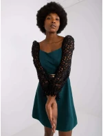 Šaty LK SK 508840.22X tmavě zelená Šaty LK SK 508840.22X tmavě zelená