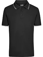 Daiber JN 986 Pánské piqué polo 02.0986 black/white Daiber JN 986 Pánské piqué polo 02.0986 black/white