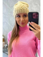 Dámská čepice Ramona K383 béžová Dámská čepice Ramona K383 béžová