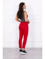 Dámské kalhoty 2628-1 meruňkové - Kesi Dámské kalhoty 2628-1 meruňkové - Kesi