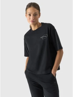 Dámské tričko oversize s potiskem 4F 4FRSS24TTSHF2089-20S
