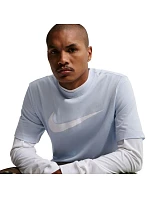 Pánské tričko Nike Nsw Tee Icon Swoosh modré DC5094 408 pánské Pánské tričko Nike Nsw Tee Icon Swoosh modré DC5094 408 pánské