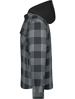 Daiber JN 1872 Prošívaná košilová bunda 02.1872 black/metal grey Daiber JN 1872 Prošívaná košilová bunda 02.1872 black/metal grey