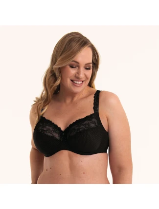 Eloise podprsenka s kosticí Full Cup 5295 black - RosaFaia