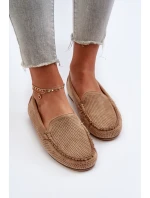 Dámské semišové mokasíny tmavě béžové Ranica Dámské semišové mokasíny tmavě béžové Ranica