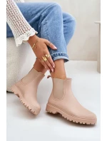 Dámské Holínky S Elastickými Vložkami Béžové Ciariel