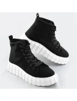 Černé šněrovací boty (XA060) Černé šněrovací boty (XA060)