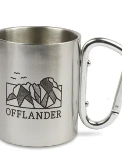 Kempinkový kelímek Offlander s karabinou ocel OFF_CACC_03