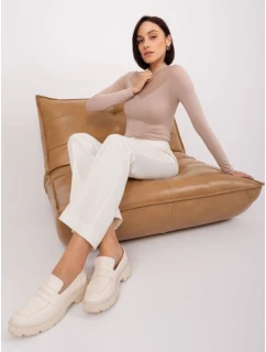 Béžová viskózová halenka BASIC FEEL GOOD (RV-BZ-9203.87P)