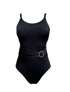 Plavky 093 B1 černá dámská mísa