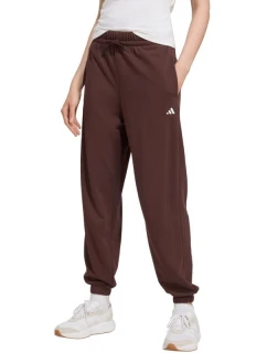 Dámské kalhoty adidas Essentials Small Logo French Terry Cuffed pants brown JX3864 dámské