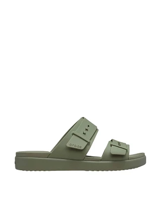 Dámské sandály Crocs Brooklyn Buckle Low, zelené, 211215, 3BX, velikost 39–40