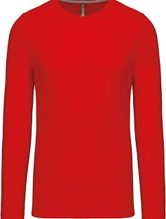 Kariban K 359 Pánské tričko s dlouhým rukávem 20.K359 red