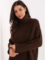 Jumper CH SW 72989.68 tmavě hnědý