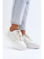 Dámské eko kožené tenisky bílé Avanalis