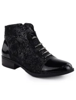 Dámské boty Bagger s ponožkou černé Sabatina