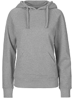 Neutral O 83101 Dámská mikina s kapucí z bio bavlny 77.8311 sport grey