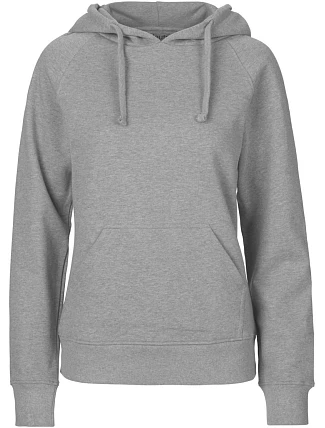 Neutral O 83101 Dámská mikina s kapucí z bio bavlny 77.8311 sport grey