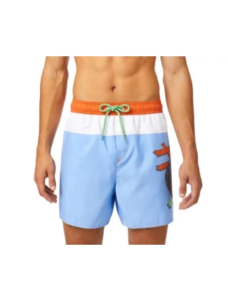 Pánské koupací kraťasy - A03887-0GDAD-8BE - sv.modrá/bílá - Diesel Pánské koupací kraťasy - A03887-0GDAD-8BE - sv.modrá/bílá - Diesel