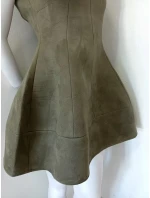 Dámské šaty M456 olivové - Figl