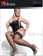 Dámské samodržící punčochy Adrian Bella Size++ 15 den Dámské samodržící punčochy Adrian Bella Size++ 15 den