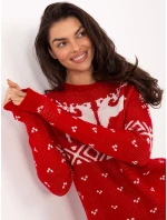 Jumper MI SW 19128.34 červený