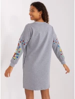 RV SK 8979 šaty.94P šedá