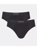 Pánské slipy EVER Ease Brief 2P - BLACK - černé 0004 - SLOGGI