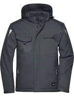 Daiber JN 824 Pracovní zimní softshellová bunda - Strong 02.0824 black/black