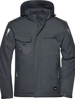 Daiber JN 824 Pracovní zimní softshellová bunda - Strong 02.0824 black/black
