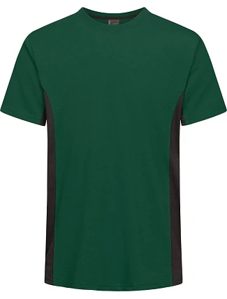 Promodoro 3590 Unisex kontrastní pracovní tričko - EXCD 40.3590 forest/charcoal