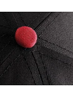 Beechfield B 610C 5 panelová Snapback kontrastní kšiltovka 53.610C black/classic red