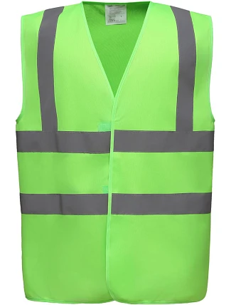 Yoko HVW 100 Hi-Vis bezpečnostní vesta 79.W100 lime