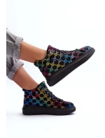 Sportovní Boty Na Platformě Džety GOE MM2N4009 Černé