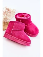 Dětské zateplené sněhové botky Fuksja Gooby